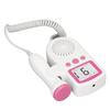 3.0MHz Fetal Heartbeat Monitor High Sensitivity LCD Fetal Sound Heartbeat Detector Pink
