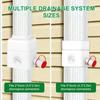 Easy Install Downspout Diverter For Roof Drainage Practical Simple Setups Rain Diverter with Adjustable Valves
