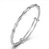 [Bamboo Joint Sliding Bangle Bracelet Simple Comfort Lucky Design Adjustable Versatile Gift for Women]