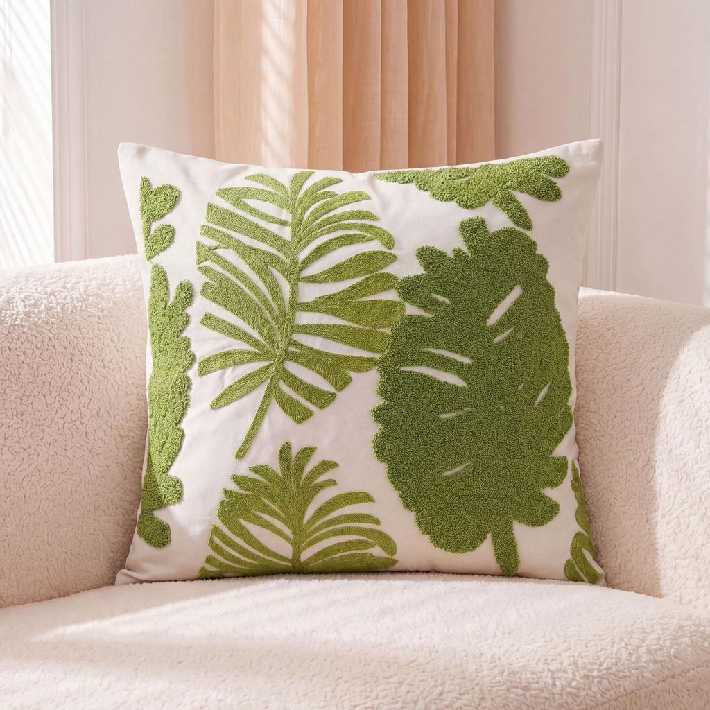 Embroidered Towel Cushion Pillow, Dropshipping, Ins-style Sofa Pillow, Home Bedside Cushion