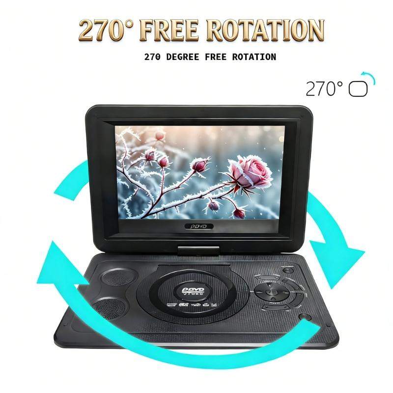 13.9Inch Portable Disc Player With 10.2Inch Rotatable LCD Screen And with TV Tuner Function For Home Car Use
