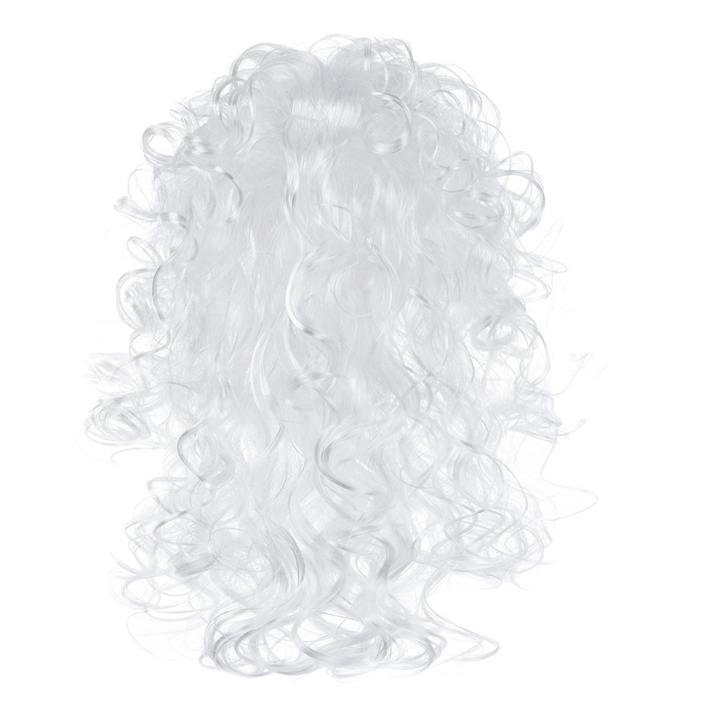 Santa Claus Wig + Beard Set Costume Accessory Adult Christmas Fancy Dress
