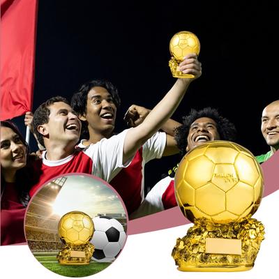 Hochwertige Goldene Fußballtrophäe Replik Perfekt für Fußballfans, Preisverleihungen und Sportdekoration