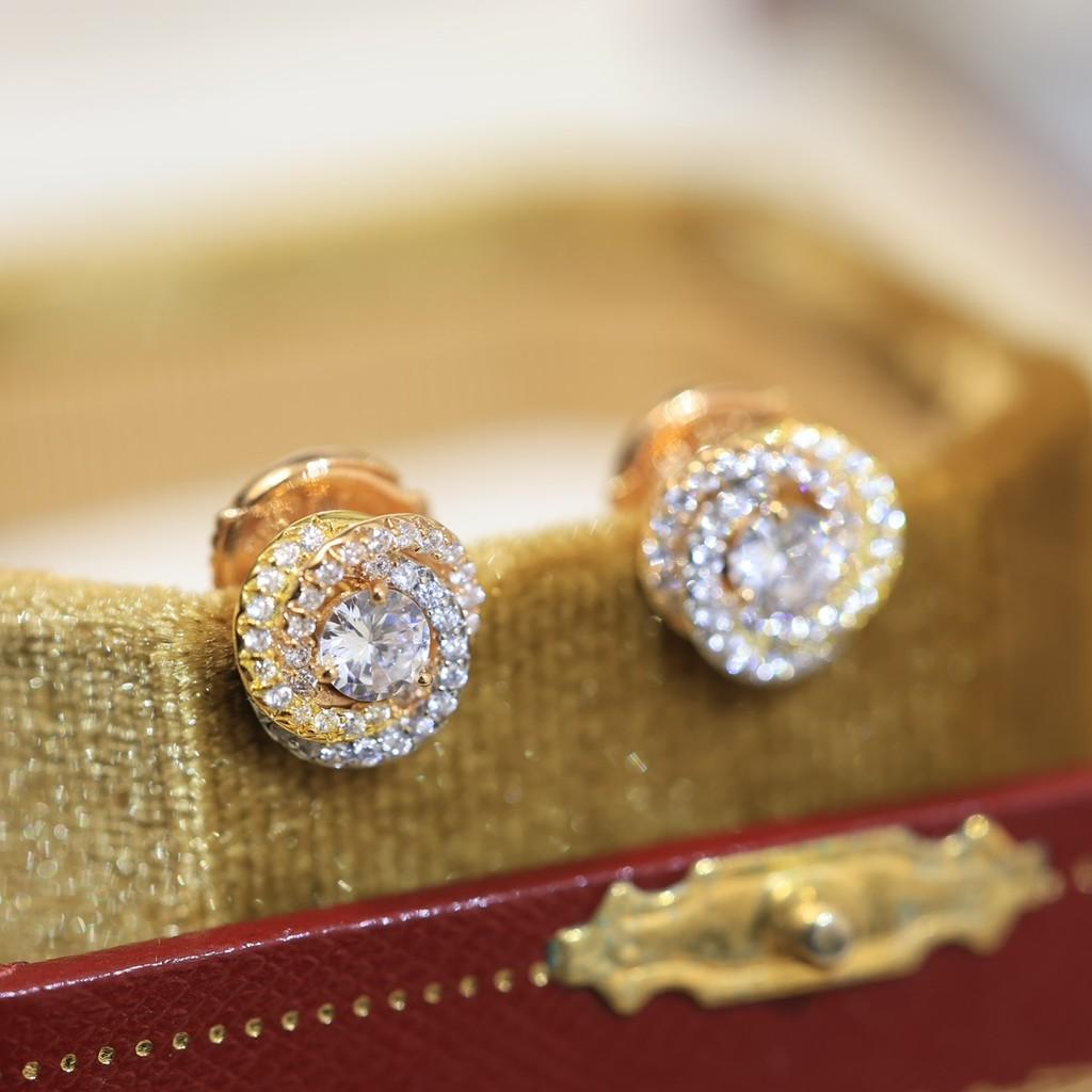 Leopard Diamond Studded Earrings, Round Earrings, Hot Selling, Highest Version On the Market, 925 Pure Silver Needle, Original Asian Gold Material