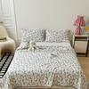 Pink Flower Pattern Quilt Breathable Comfortable Air-conditioning Quilted Quilt Skin-friendly Multi-functional Thin Blanket