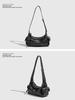 2025 Single Shoulder Retro Textured Handheld Bag for Women - Cool Spicy Girl Motorcycle Design