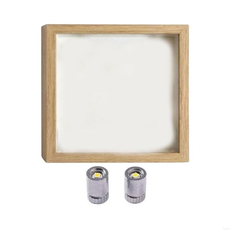 DIY Mini Museums Silhouettes Box,Shadows Box Frame Display Case,Personalize Photo Shadows Box Display with Figurine B03E