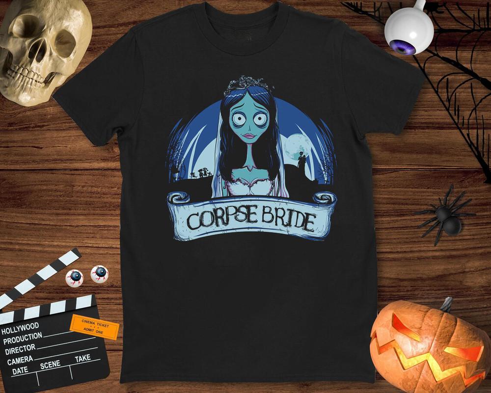 

Corpse Bride Movie Halloween TShirt Cotton Unisex Size S5XL Unisex T-Shirt M