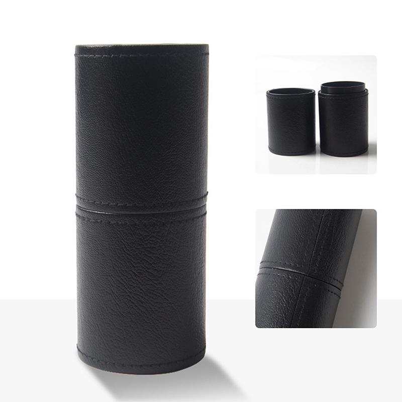 Pu Leather Makeup Brush Bucket Portable Travel Cosmetic Bag Multi-Function Dust-Proof Waterproof Makeup Brush Beauty Tool
