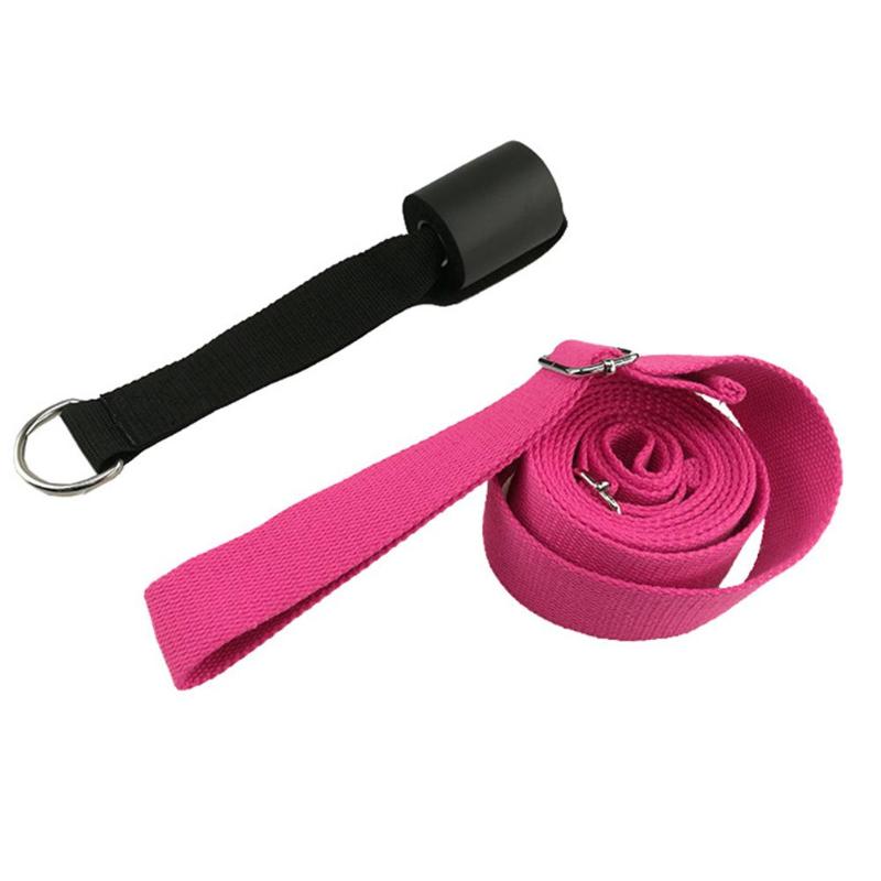 Гибкость двери Растяжка для ног Ремень-растяжитель для ног Регулируемый размер Активная йога Балетная лента Упражнение Мягкий пояс для ног для гимнастического пояса