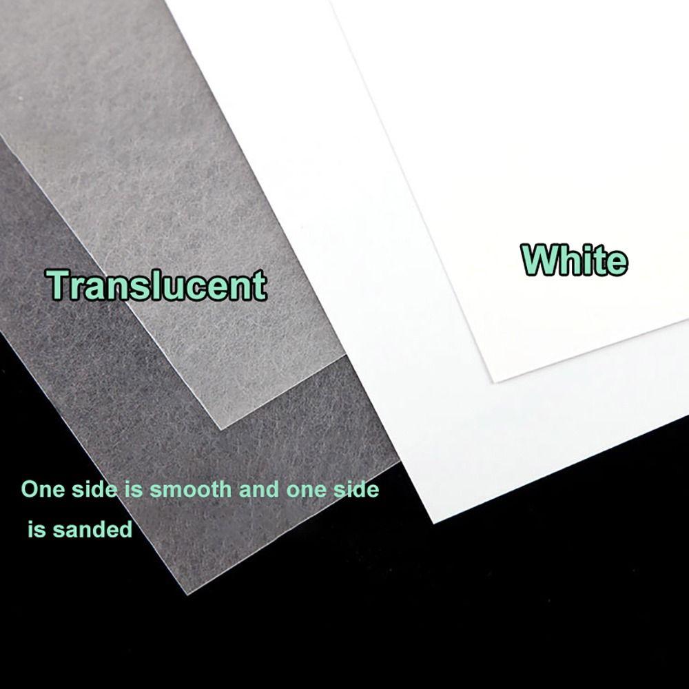 1Pcs Printable Shrink Plastic Sheets Handmade 29x20cm Shrink Film Translucent White Shrinky Art Papers for Inkjet Printer
