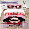 Mafalda Pattern Bedding,Quilt Set Quilt Cover Pillowcase Home Birthday Gift (1*duvet Cover+2*pillowcase,without core)ZSJT0917067