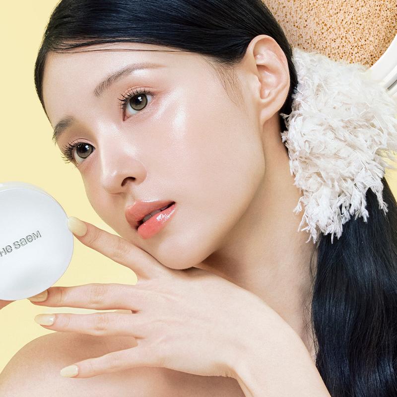 The Saem Skin Perfection Glutathione Toning Cushion with Refill SPF 50+ PA+++ 12g*2EA