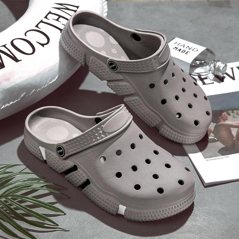 Men Summer Soft Comfortable Home Anti Slip Wear Resistant Beach Sandals