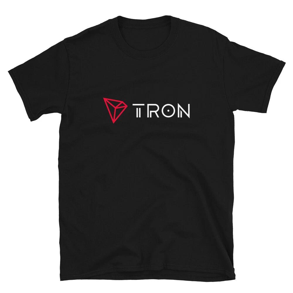 Tron Logo T- Shirt crypto trader gift tee 3XL