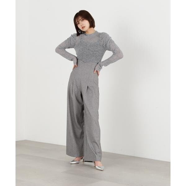 [Jill by Jill Stuart] Mohair Com Hairy Sheer Top