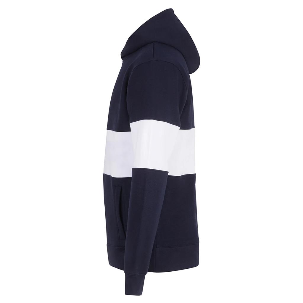 Front Row Unisex Adult Panelled Heavyweight Hoodie