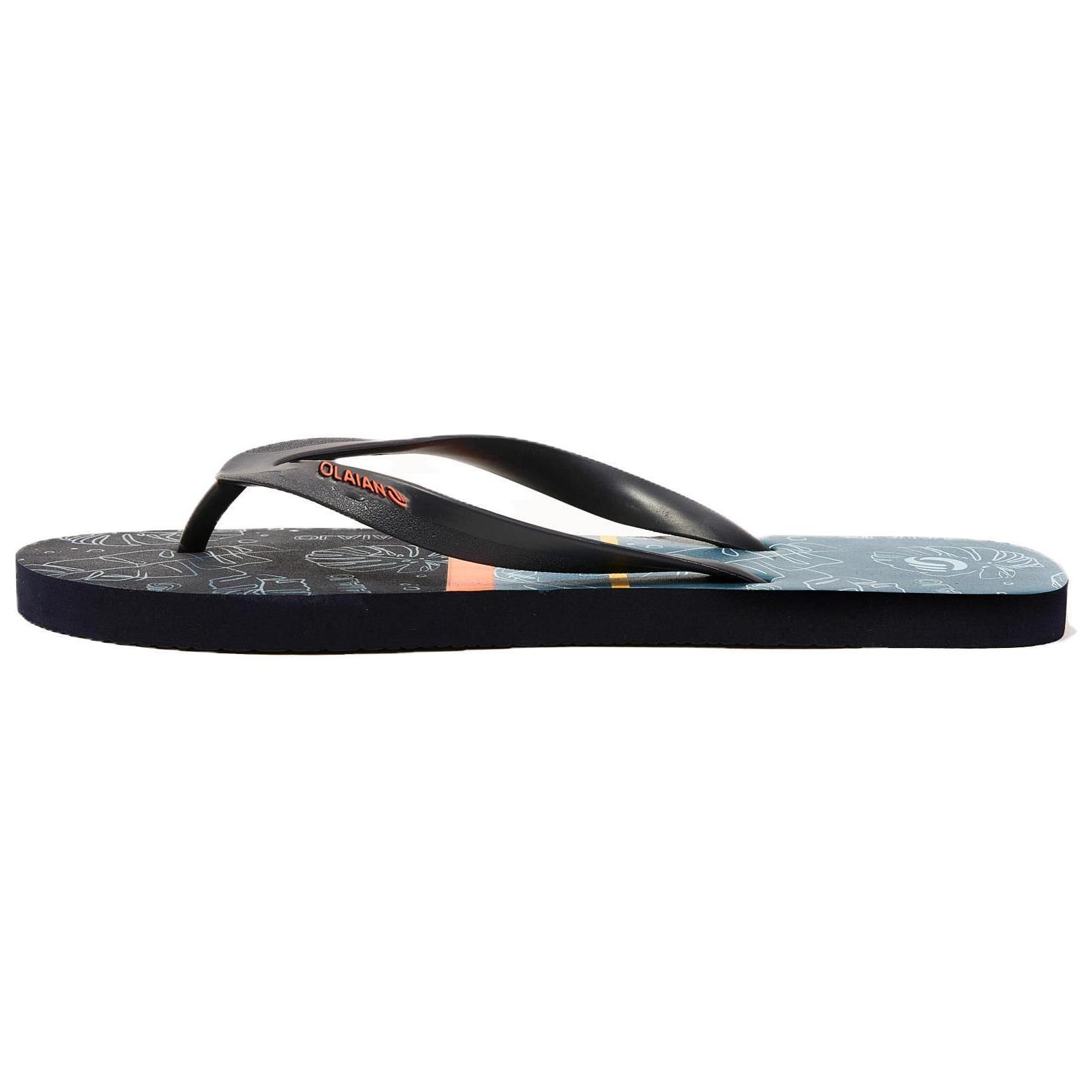 

DECATHLON Flip Flops Men s Blue Black 45/46