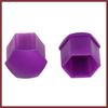 20pcs 21mm Universal Purple Plastic Car Wheel Nut Lug Hub Screw Rim Bolt Covers Dust Protection Caps with Removal Tool Clip Replace Parts