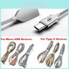 Zinc 24a Alloy For Iphone Micro Usbtypec Fast Charging Charger Data Cord Cable