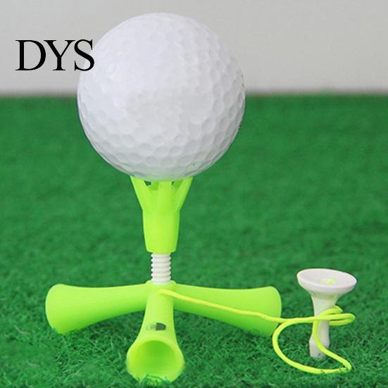 Triangle Golf Tee Portable Adjustable ABS Anti-flying Ball Holder Tripod for Training