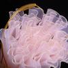 Multiple Color Bouquet Roll 4m Packaging Lace Paper Flower Wrapping Mesh Yarn  For Wedding Party