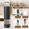 Electric Black Pepper Grinder, Stainless Steel Kitchen Tool with Reinforced Grinding Core
