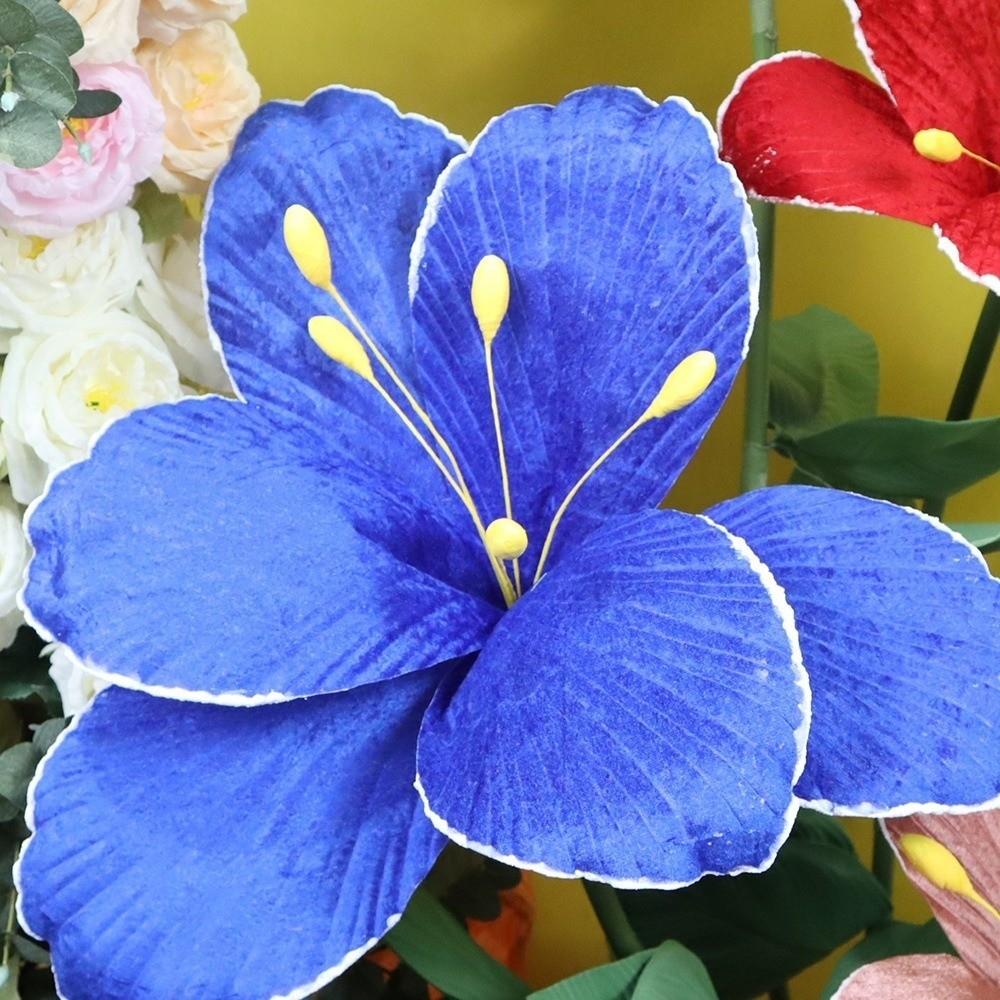 50cm Velvet Flower Large Scale Fake Flowers Venue Scenery Osmanthus Foam Flower  Display Window