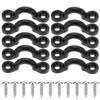 6-20PCS Kayak Clips Nylon Kayak Pad Eye Anchor Point Tool Marine Boats Aquatic Sports Surfing Deck Rigging Kit Boat Accessories