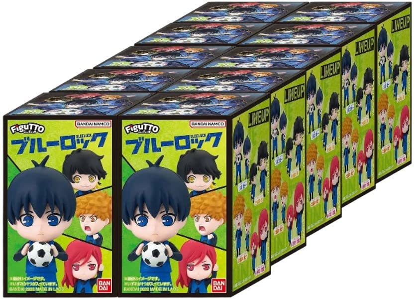 

Bandai FiguTTO Blue Lock x 10 шт. Том 1