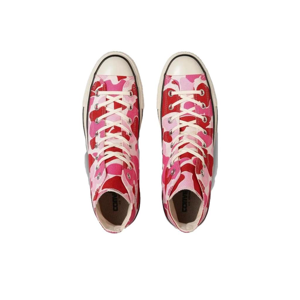 Converse All Star US 83 Camo CL Hi High-Top Canvas Shoes Unisex Sneakers Pink 31312610