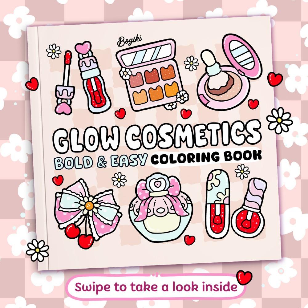 

Книга для рисования мультяшных граффити, снятие стресса, мягкая обложка, милая раскраска для взрослых и подростков 10