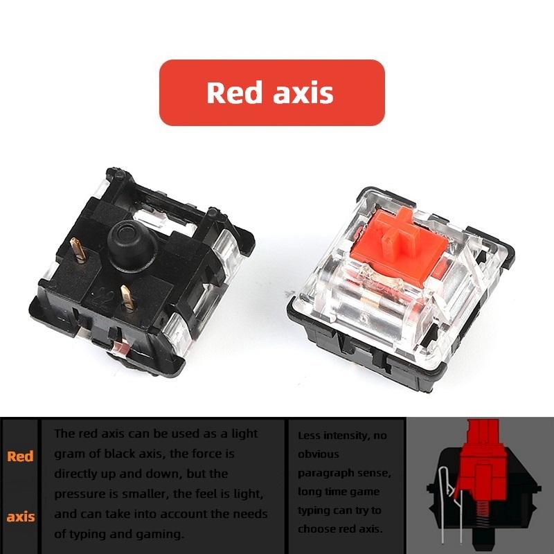 10dílný spínač klávesnice balicího stroje Černá hřídel Červená hřídel Hnědá hřídel Modrá hřídel Výměna klávesnice Test opravy Výměna Cherry MX