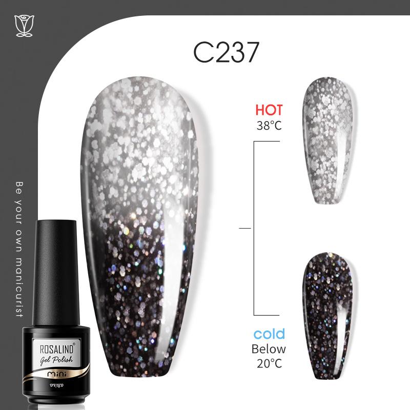 ROSALIND Gel Nagellack Soak Off UV LED Nails Art Design Lack Semi Permanent Gele Lack DIY Maniküre