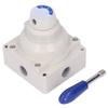 Air Hand Valve Rotary Lever 2 Position 4 Way Pneumatic Flow Control Switch Accessory4HV410 15