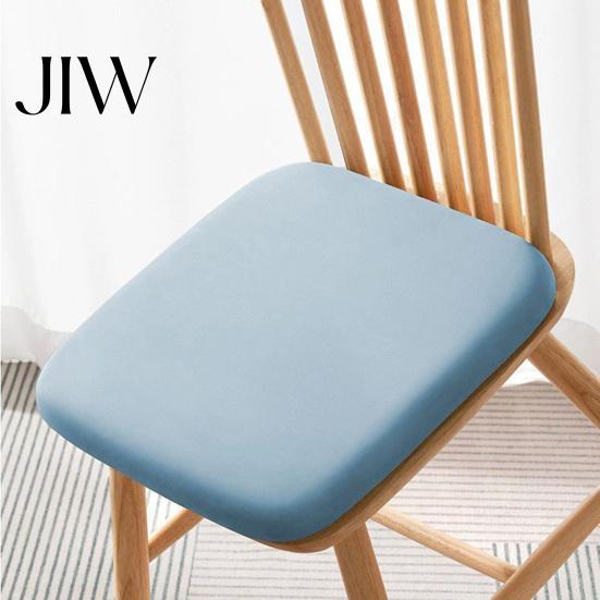 Pressure Relief Cushion for Student Desk Chair Ice Silk Seat Cushion, 15.75"x15.75" Office Breathable Cooling Non Slip Pad Dining with Washable Cover