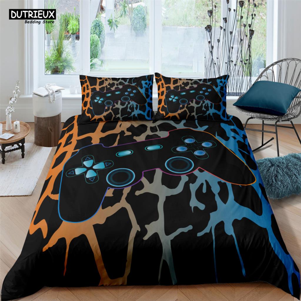 Comforter Game Handle Fashion Player Polyester Bedding Sets Child Boys For Teens King Size Bedding Set
