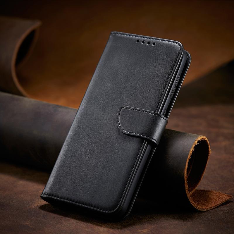 Applicable to Samsung S26FE mobile phone case A27 clamshell leather case S25plus wallet S25 calf pattern S25ultra