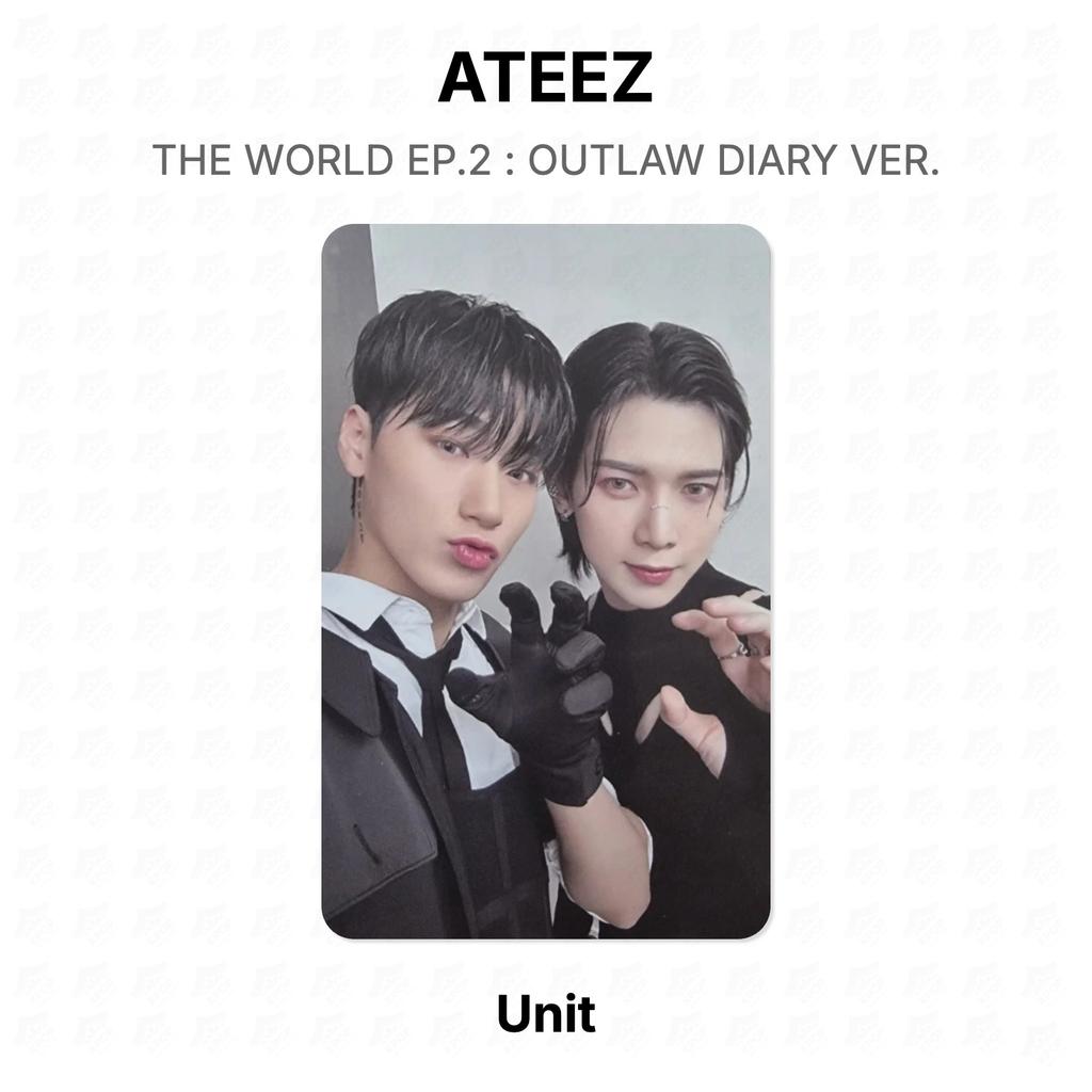 ATEEZ DIE WELT EP.2 : OUTLAW DIARY VER. Offizielle Fotokarte