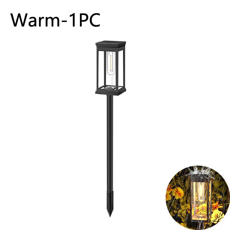 Solar Tungsten Lawn Light Outdoor LED Tungsten Light Outdoor Waterproof Ground Plug Light Solar Lawn Light