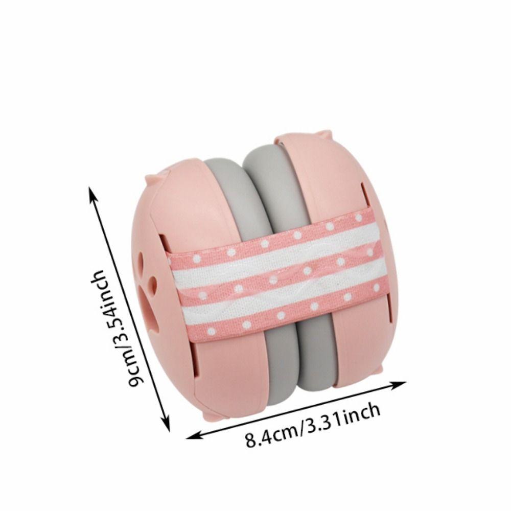 Adjustable Baby Ear Protection Earmuffs Durable Skin-friendly Baby Headphones Against Hearing Damage Lightweight Ear Defenders