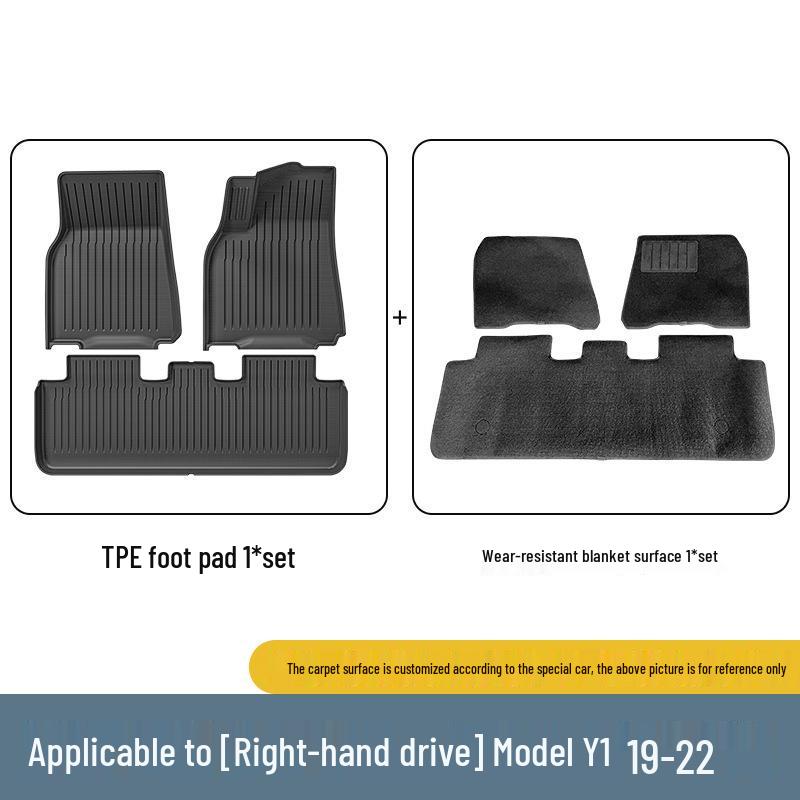 TPE Mats for 2023 Tesla Model 3/Y Right Steering