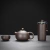 Teaware Travel Tea Set Purple Clay Chinese Tea Pot and Cup Set Gift Kung Fu Tea Cups  Offices
