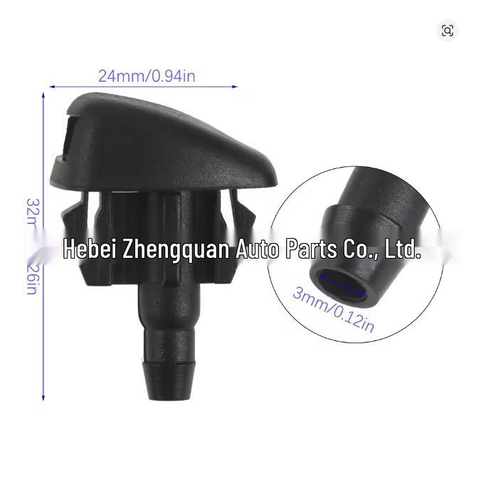 Mazda 3 & 6 Windshield Wiper Nozzle EC01-67-50YA Front Full
