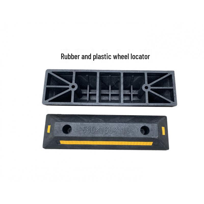 Rubber and Plastic Wheel Chock for Garage