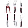 Garden Tool Set 7 Pieces  Alloy Steel Hand Tool Starter Kit with Garden Bag Outdoor Tool Heavy Duty Gardening Work Set