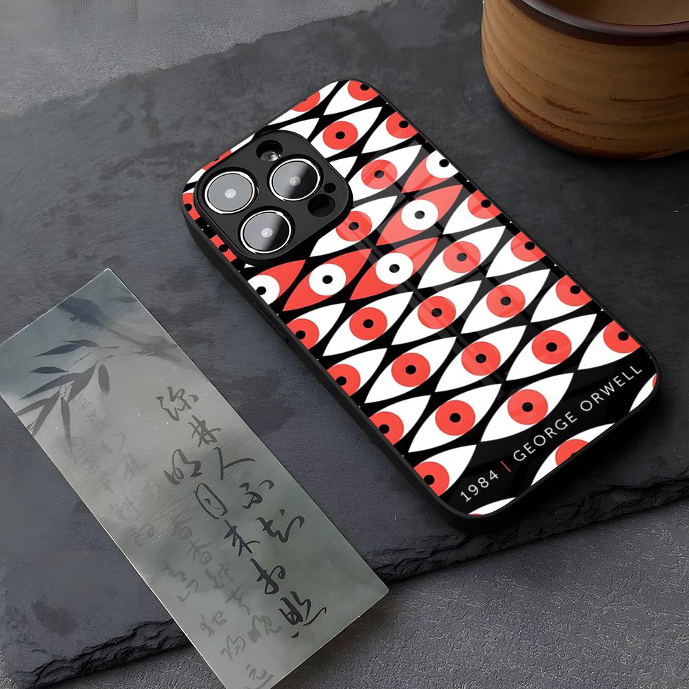 1984 George Orwell Book Novel Phone Case Tempered Glass For IPhone 13 17 14 16 12 15 11 Pro XS Max Plus Mini X XR SE2020 Coque
