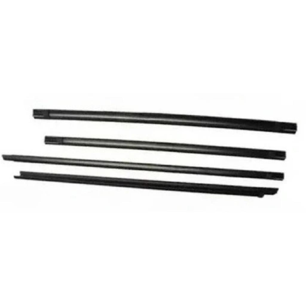 4 Pieces Black Window Glass Rubber for Hyundai Accent 2000-2005 Protector WeatherStrip Glass Seals 82210-25000 80cm 93cm