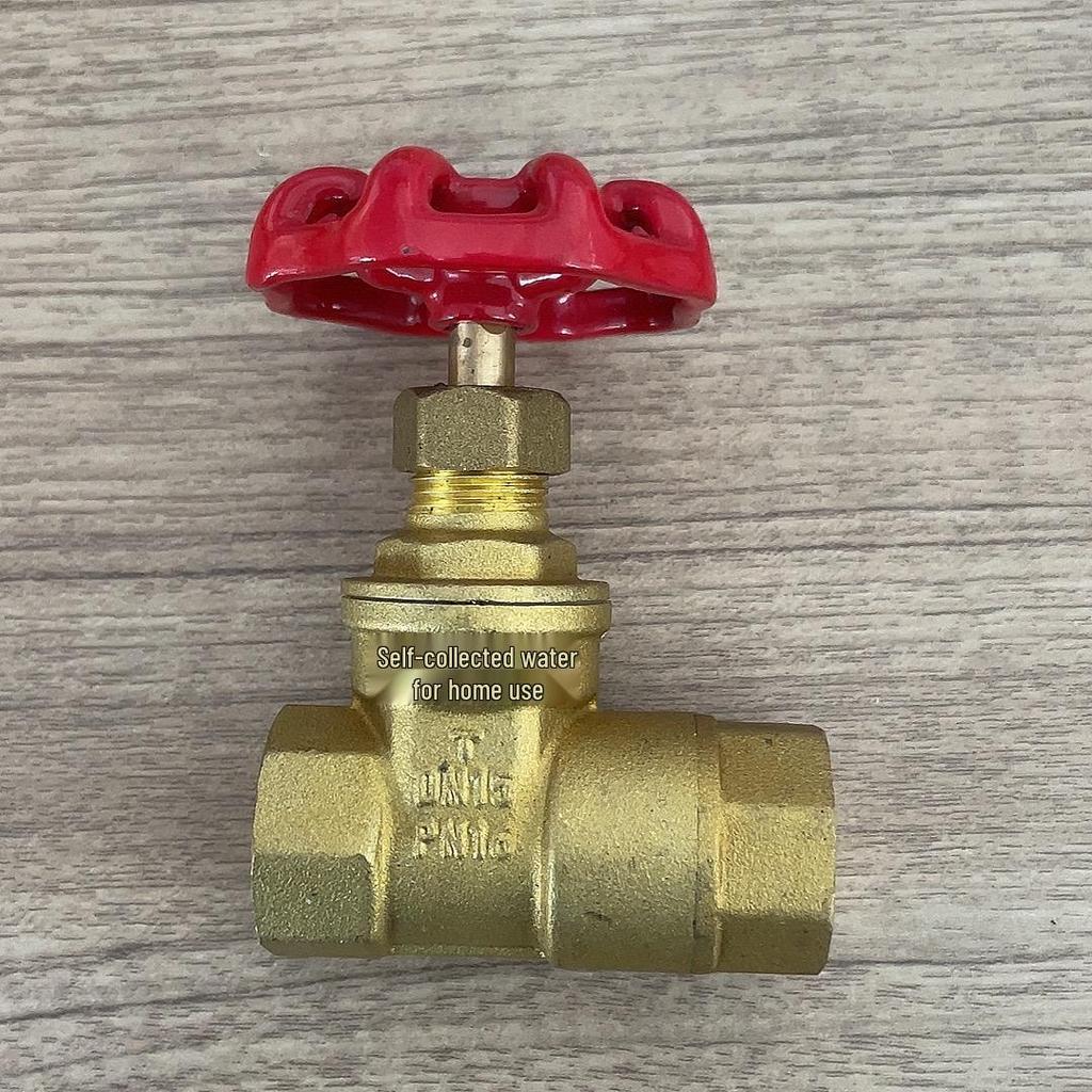 Brass Gate Valve for Water Meters with Thickened Silk Thread and PPR2 Double Hot Melt (4-6 Points)