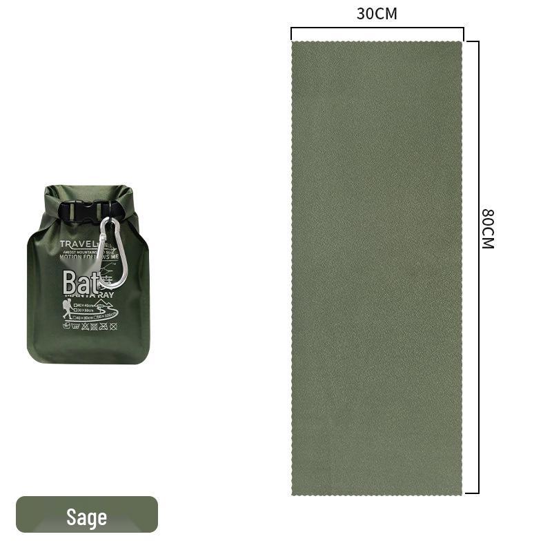 Tragbares Schnelltrocknendes Mikrofaserhandtuch und Wasserdichte Tasche für Outdoor-Sport, Reisen und Geschäftsreisen